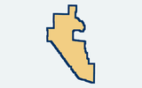 Corona-Norco Unified School District Trustee Area 1 silhouette