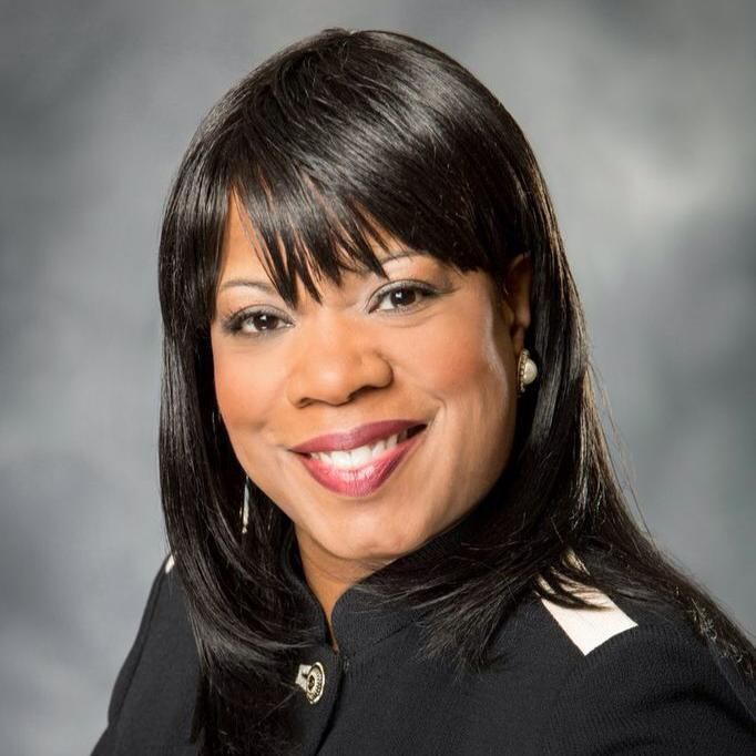Official portrait of Vallie Bowman-English
